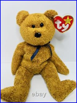 BEANIE BABY FUZZ rare retired with tags and tag errors 1998/1999