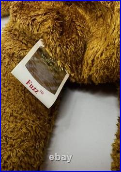 BEANIE BABY FUZZ rare retired with tags and tag errors 1998/1999