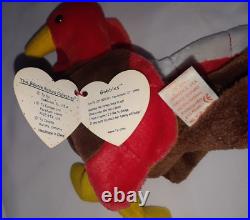 BEANIE BABY GOBBLES THE TURKEY 1996 TAG ERRORS Original Retired Rare