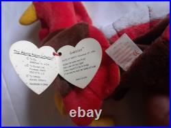 BEANIE BABY GOBBLES THE TURKEY 1996 TAG ERRORS Original Retired Rare