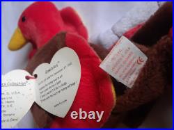 BEANIE BABY GOBBLES THE TURKEY 1996 TAG ERRORS Original Retired Rare