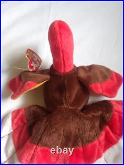 BEANIE BABY GOBBLES THE TURKEY 1996 TAG ERRORS Original Retired Rare