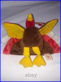 BEANIE BABY GOBBLES THE TURKEY 1996 TAG ERRORS Original Retired Rare