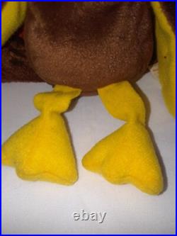 BEANIE BABY GOBBLES THE TURKEY 1996 TAG ERRORS Original Retired Rare