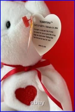 BEANIE BABY VALENTINO 93-94 brown nose rare Wonderful gift for that collector BEANIE BABY VALENTINO 93-94 brown nose rare Wonderful gift for that collector