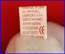 BEANIE BABY VALENTINO 93-94 brown nose rare Wonderful gift for that collector BEANIE BABY VALENTINO 93-94 brown nose rare Wonderful gift for that collector
