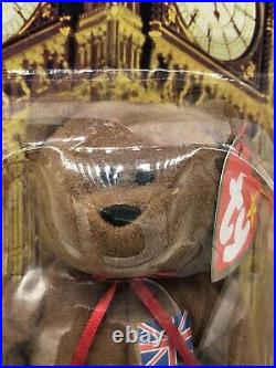 BRITANNIA The Bear 1997 McDonald's TY BEANIE BABY with Rare Errors 1993, Oakbrook