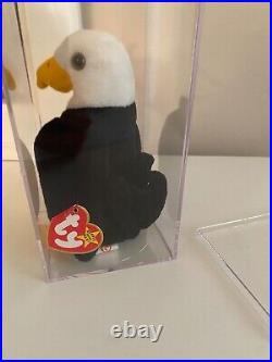 Baldy Beanie Baby RARE MINT condition with ERRORS 1996