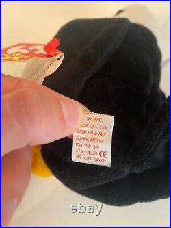 Baldy Beanie Baby RARE MINT condition with ERRORS 1996