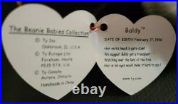 Baldy The Eagle Ty Beanie Babies 1996 Errors Retired Rare Original Owner