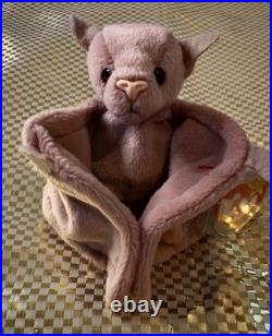 Batty the Bat? RARE ERRORS? See Below (Style #4035) Ty Beanie Babies, 1996 Batty the Bat? RARE ERRORS? See Below (Style #4035) Ty Beanie Babies, 1996