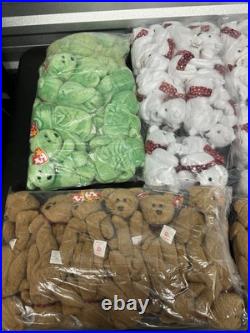 Beanie Babies Baby Ty Lot Unique & Rare all have Tags many Aprox 130+ Brand New