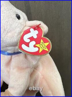 Beanie Babies Knuckles Beanie Baby 1999 rare withtag errors & holographic tush tag