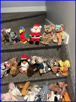 Beanie Babies Lot Of 60 Variety Of Rare & Limited Editiond, Great Condition Beanie Babies Lot Of 60 Variety Of Rare & Limited Editiond, Great Condition