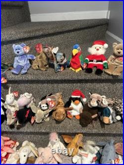 Beanie Babies Lot Of 60 Variety Of Rare & Limited Editiond, Great Condition Beanie Babies Lot Of 60 Variety Of Rare & Limited Editiond, Great Condition