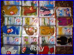 Beanie Babies McDonald's Lot Rare International Dinosaur Legends Millennium End