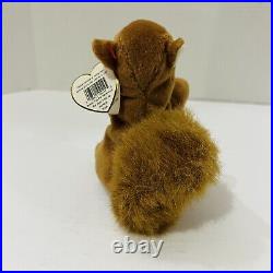 Beanie Babies Nuts Squirrel 1996 original rare, Mint Condition