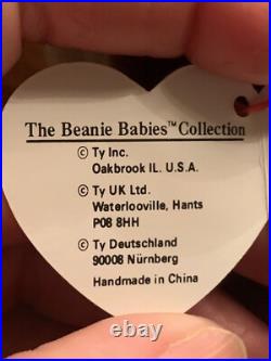 Beanie Babies RARE Hoot the Owl Mint Condition PVC Rare Waterlooville Hants