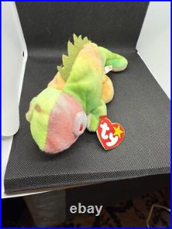 Beanie Babies-Rare-Beanie Babies Errors Retired Rainbow & Iggy Beanie Babies Beanie Babies-Rare-Beanie Babies Errors Retired Rainbow & Iggy Beanie Babies