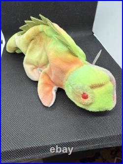 Beanie Babies-Rare-Beanie Babies Errors Retired Rainbow & Iggy Beanie Babies Beanie Babies-Rare-Beanie Babies Errors Retired Rainbow & Iggy Beanie Babies