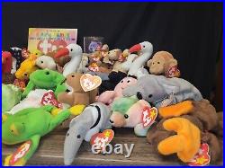 Beanie Babies Rare PVC & PE VINTAGE OLD ERROR On Tags LOT 90's Collection