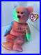 Beanie-Babies-Rare-Peace-Tag-Error-1996-Must-See-Tie-Dye-Style-VGC-01-tvut