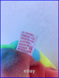 Beanie Babies Rare Peace Tag Error 1996 Must See Tie Dye Style VGC Beanie Babies Rare Peace Tag Error 1996 Must See Tie Dye Style VGC