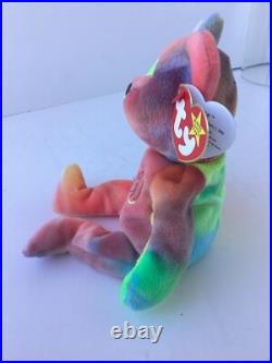 Beanie Babies Rare Peace Tag Error 1996 Must See Tie Dye Style VGC Beanie Babies Rare Peace Tag Error 1996 Must See Tie Dye Style VGC