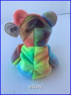 Beanie Babies Rare Peace Tag Error 1996 Must See Tie Dye Style VGC Beanie Babies Rare Peace Tag Error 1996 Must See Tie Dye Style VGC