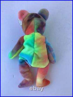 Beanie Babies Rare Peace Tag Error 1996 Must See Tie Dye Style VGC Beanie Babies Rare Peace Tag Error 1996 Must See Tie Dye Style VGC