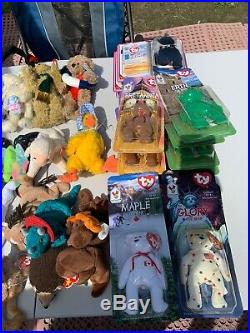 Beanie Babies TY Lot All With Tags Mc Donalds & Rare Vintage Beanie Babys Set