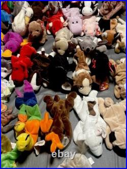 Beanie Babies Tags Lot Of 86 Some Rare And Tag Flaws Excellent Condition