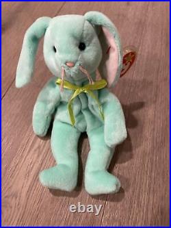 Beanie Babies Ty Baby Hippity Rabbit EXTREMELY RARE- Multiple Errors