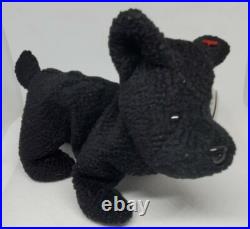 Beanie Babies Ty Original Baby Retired Scottie RARE Spelling & Birthday Errors