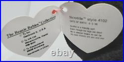 Beanie Babies Ty Original Baby Retired Scottie RARE Spelling & Birthday Errors