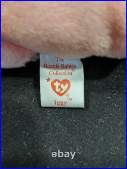 Beanie Baby Iggy the Chameleon Retired, Error And Rare (1997)