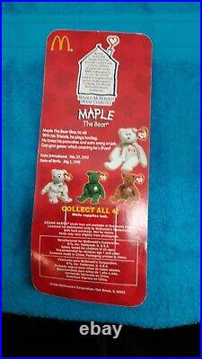 Beanie Baby Maple The Bear -1999 McDonald's Rare Errors 1993/OAKBROOK, MWMT Beanie Baby Maple The Bear -1999 McDonald's Rare Errors 1993/OAKBROOK, MWMT