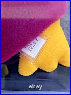 Beanie Baby Patti the Platypus 1st Gen RARE Raspberry Color 5-Line Tush