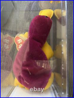 Beanie Baby Patti the Platypus 1st Gen RARE Raspberry Color 5-Line Tush