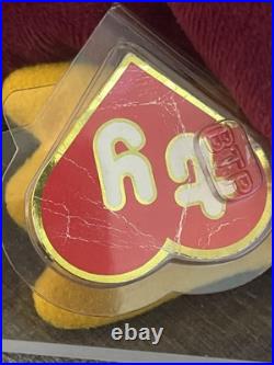 Beanie Baby Patti the Platypus 1st Gen RARE Raspberry Color 5-Line Tush