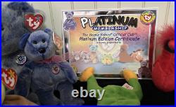 Beanie Baby Platinum Certification Super Rare Retired MMWT Beanie Baby Platinum Certification Super Rare Retired MMWT