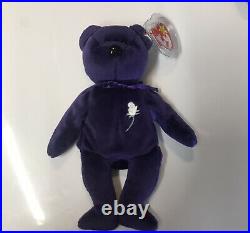 Beanie Baby Princess Diana 1997 Rare Excellent Condition Swing Tag In Case