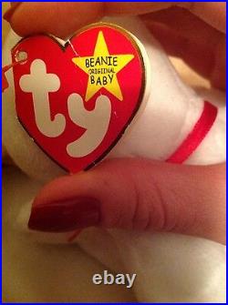 Beanie Baby VALENTINO RARE misspelling errors 94 hang & 93 tush tag
