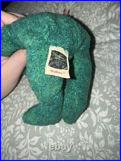 Beanie Baby WALLACE With Multiple ERRORS Wonderful CONDITION Very Rare