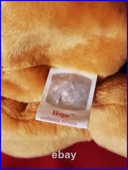 Beanie TY Beanie Baby- Hope With Errors Rare