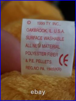 Beanie TY Beanie Baby- Hope With Errors Rare