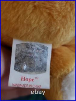 Beanie TY Beanie Baby- Hope With Errors Rare
