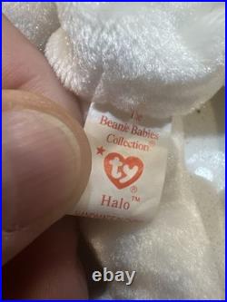 Beanie babies HALO Rare With Errors 1998