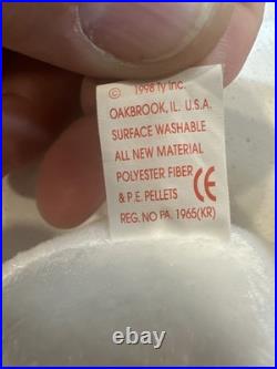 Beanie babies HALO Rare With Errors 1998