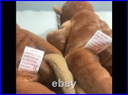 Beanie babies bongo a pair both retired with ultra rare errors